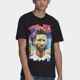 Adidas Black Cotton Regular Fit Printed Sports T-Shirt-picture-41