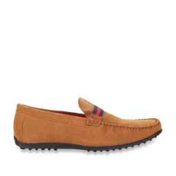 Mochi Men's Tan Casual Loafers-picture-17