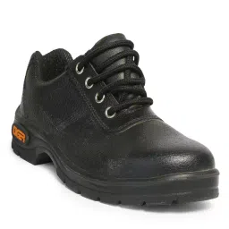 Tiger Steel Toe Safety Shoes Low Ankle PU Black Size UK 7, Lorex S1BG-picture-10