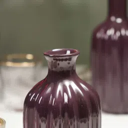 Pure Home And Living Purple Ceramic Vases image 2