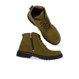 LEEPEETER Men Casual Block-Heeled Regular Boots image 2