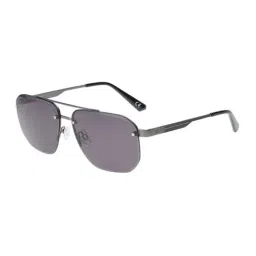 SCOTT Grey UV Protection Oval Sunglasses for Men-image-12