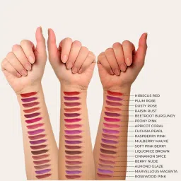 JUST HERBS Herb-Enriched Matte Liquid Lipstick Liquorice Brown - 2 ml image 3