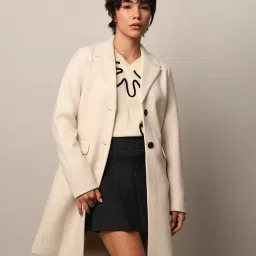 Only Beige Regular Fit Coat image 2