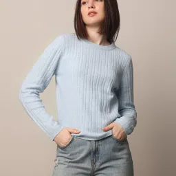 Only Blue Regular Fit Pullover image 2