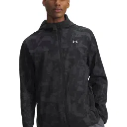 UNDER ARMOUR Grey Velociti Pro Storm Slim Fit Jacket-image-18