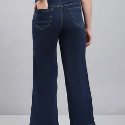 Monte Carlo Blue Cotton Blend Solid Jeans image 2