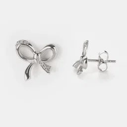 Shaya 92.5 Sterling Silver Take A Bow Earrings for Women image 4