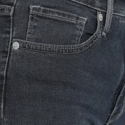 Levi's 721 Blue Denim Skinny Fit High Rise Jeans image 5