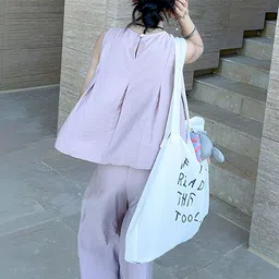 LULU & SKY Girls Top with Palazzos image 3