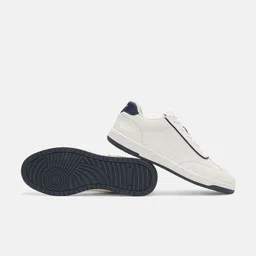 BOLDFIT Sneakers Shoes For Men Skyline White Navy image 3