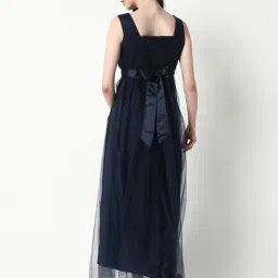 showoffff SHOWOFF Navy Regular Fit Maxi Dress image 2