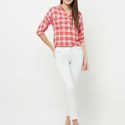 Crimsoune Club Red Checks Shirts image 4