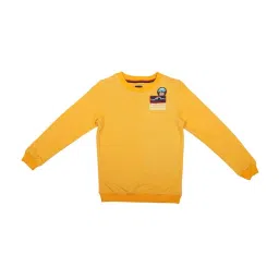Allen Solly Junior Yellow Applique Sweatshirt image 1