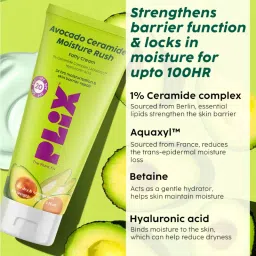 Plix Avocado Ceramide Moisture Rush - Cleanser & Cream image 4
