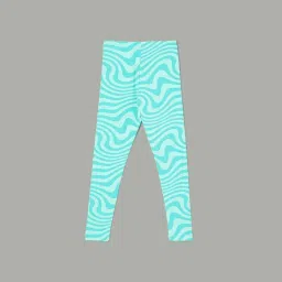 Fame Forever by Lifestyle Girls Blue Cotton Printed Knit Bottom image 2
