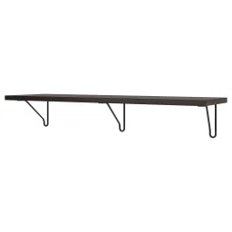 ikea bergshult / förläggare Wall shelf, brown-black/black, 120x30 cm image 1