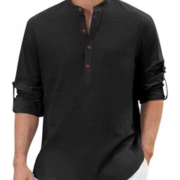 ZELINCO Men Thread Work Kurta image 3