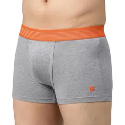 UnderJeans by Spykar Grey Trunks - Pack of 2 image 3