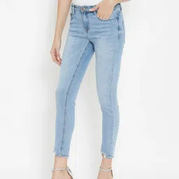 MADAME Blue Mid Rise Jeans image 3