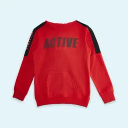 Pantaloons Junior Red Cotton Printed Full Sleeves Sweatshirt-picture-15