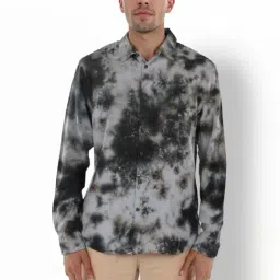 celio Celio* Blue Regular Fit Printed Shirt-picture-35