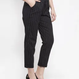 Global Republic Black Striped Pants image 3