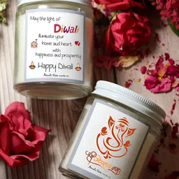 Aromatic Fables White 2 Pieces Scented Jar Candles image 3