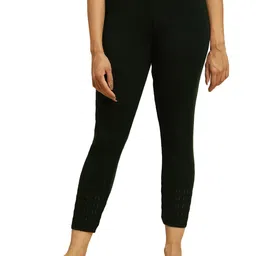 W Women Mid-Rise Ankle-Length Winter Leggings-image-51