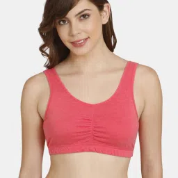 Rosaline by Zivame Coral Non-padded Bra image 1