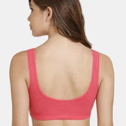 Rosaline by Zivame Coral Non-padded Bra image 2