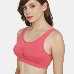 Rosaline by Zivame Coral Non-padded Bra image 3