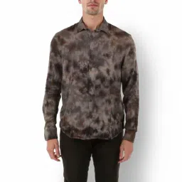 celio Celio* Purple Regular Fit Printed Shirt-picture-15