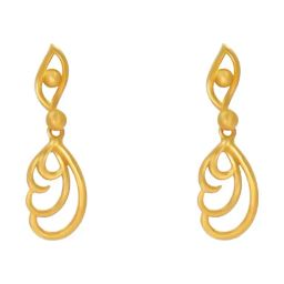 Bhima Jewels 22k (916) Yellow Gold Earrings for Women-picture-43