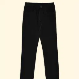Pantaloons Junior Black Regular Fit Trousers-picture-40
