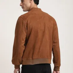 R&B Brown Regular Fit Jacket image 2