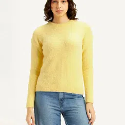 Levi's Yellow Relaxed Fit Sweater-image-69