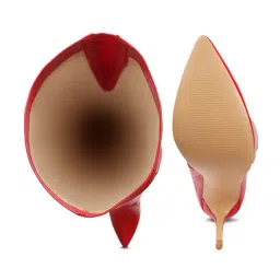 London Rag Women's Red Stiletto Booties image 3