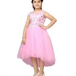 Aarika Kids Pink Embellished Dress image 3