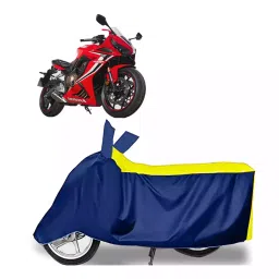 Auto Pearl Bike Cover for Honda CBR 650F (Yellow & Blue)-picture-14