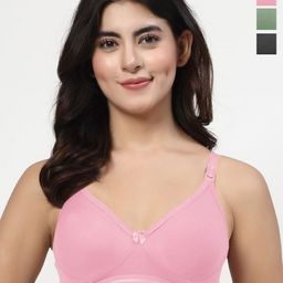 LILY Pack Of 3 Full Coverage T-shirt Bra-picture-9