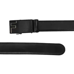 WINSOME DEAL Men Solid Slider Buckle Closure Formal Belt image 5