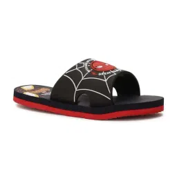 Disney by Bata Kids Black & Navy Slides image 2
