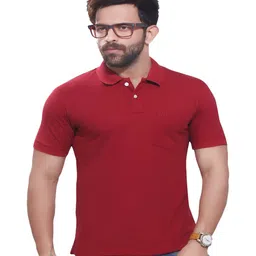 KUNDAN Polo Collar Pure Cotton T-Shirt-picture-38