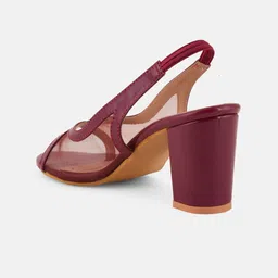 DressBerry Embellished Party Block Peep Toes image 3