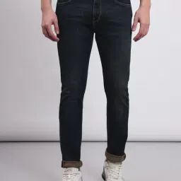 Lee Travis Dark Blue Slim Fit Lightly Washed Jeans-picture-23