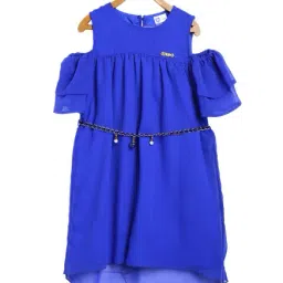 612 League Kids Blue Solid Dress-image-13