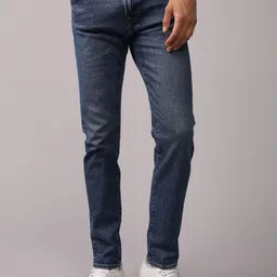 AMERICAN EAGLE OUTFITTERS Men Slim Fit Mid-Rise Low Distress Light Fade Jeans-image-52