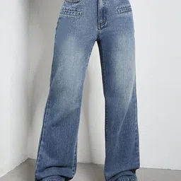 StyleCast x Revolte Women Light Fade Relaxed Fit Jeans-picture-21
