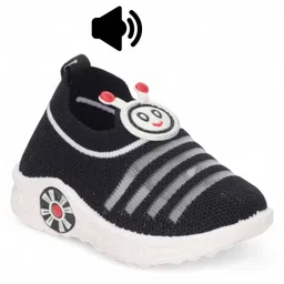 Lil Lollipop Alien Patch Detailed Musical Booties - Black-picture-11